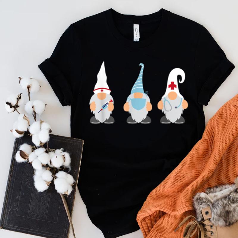 Cute Gnomes Nurse Hat Christmas Family Group Matching Xmas Shirts