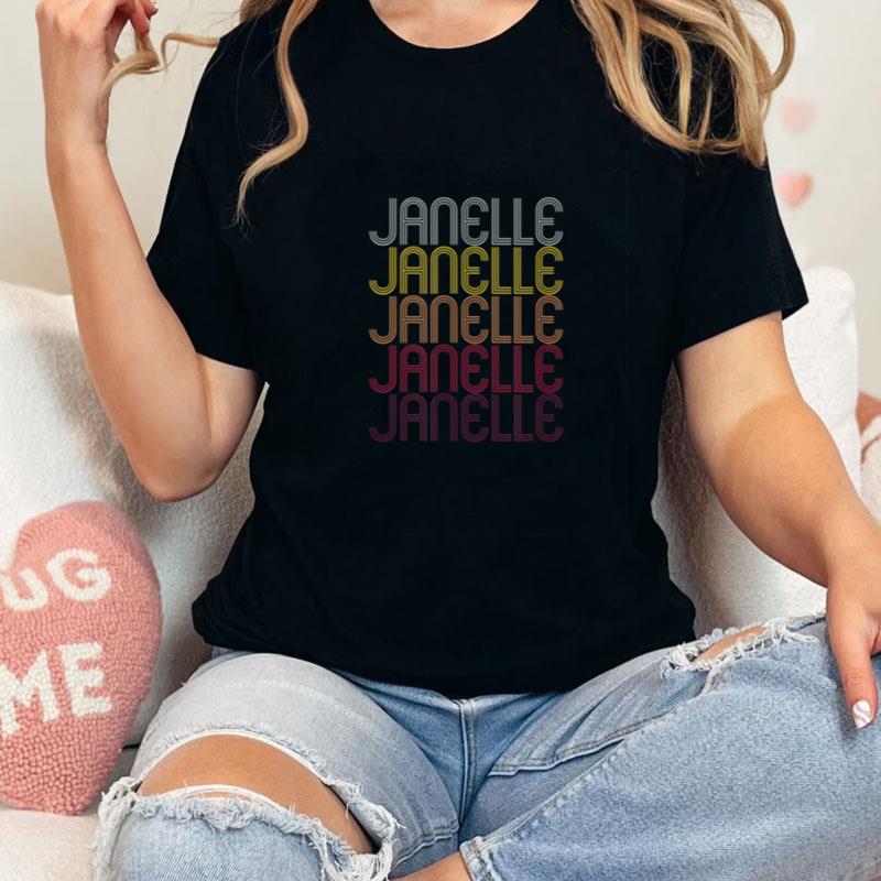 Janelle Personalized First Name Surname Shirts