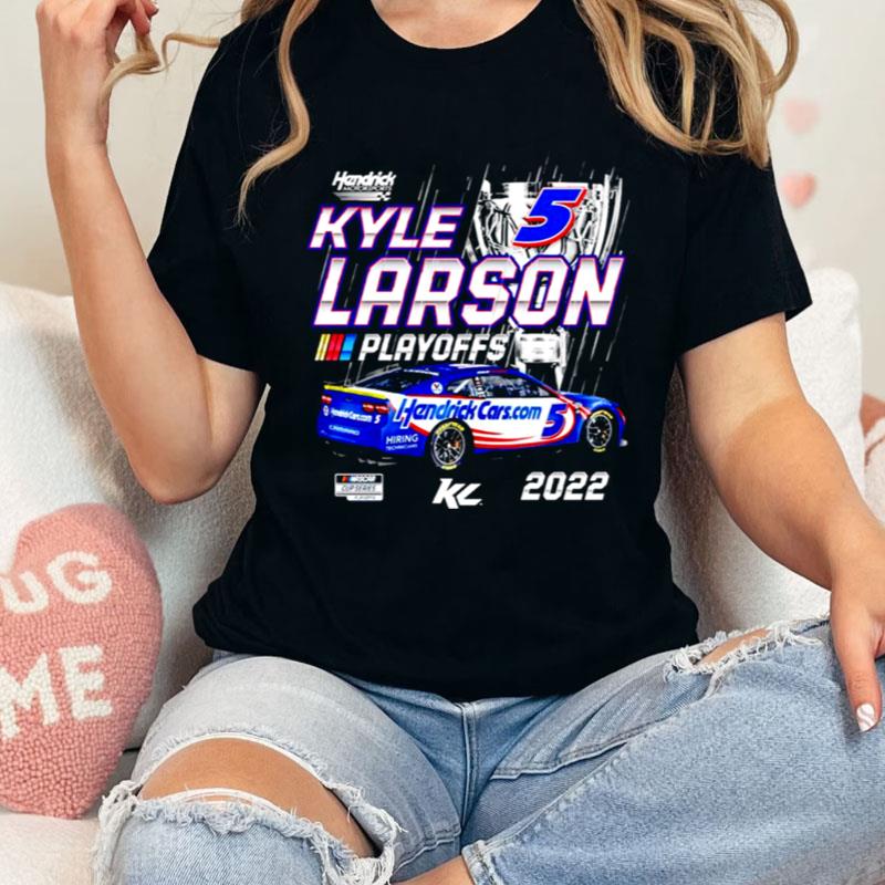 Kyle Larson Hendrick Motorsports Team Collection Black Nascar Cup Series Playoffs Shirts