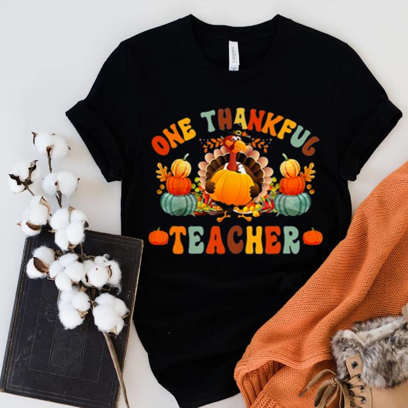 One Thankful Teacher Turkey Shirts