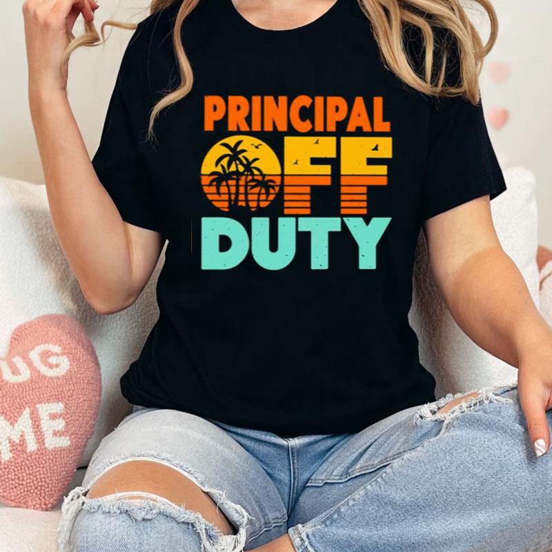 Principal Off Duty With Palm Tree Shirts