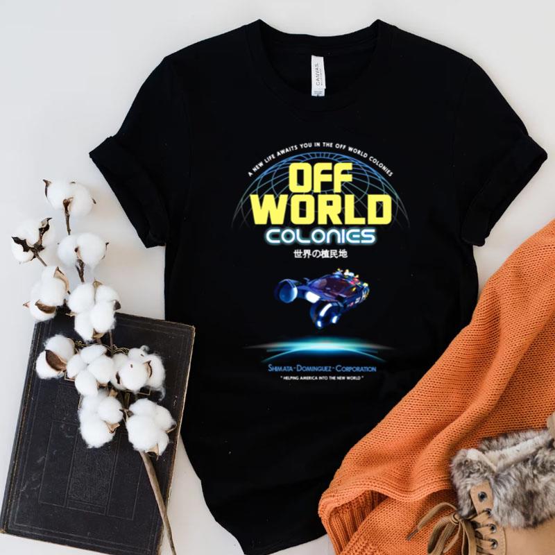Retro Blade Runner Off World Spinner Shirts