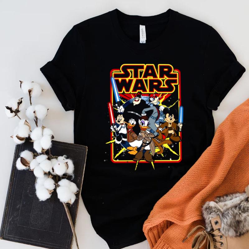 Star Wars Mickey Disney Characters Shirts