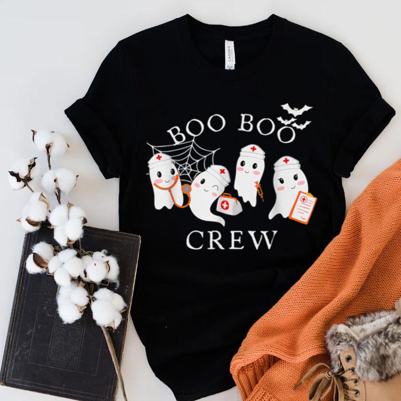 Boo Boo Crew Funny Nurse Halloween Cute Ghost Costume Shirts