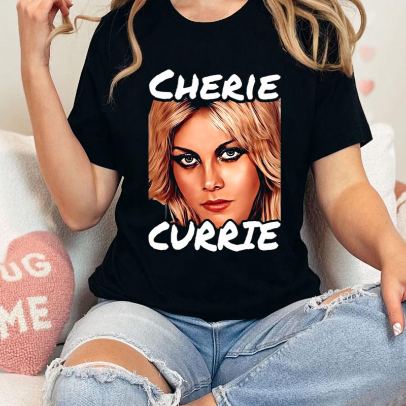 Cherie Currie Retro Portrait Shirts