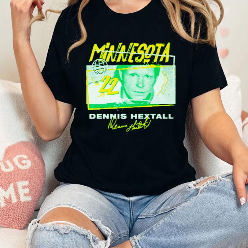 Dennis Hextall Minnesota North Stars Tones Signature Shirts