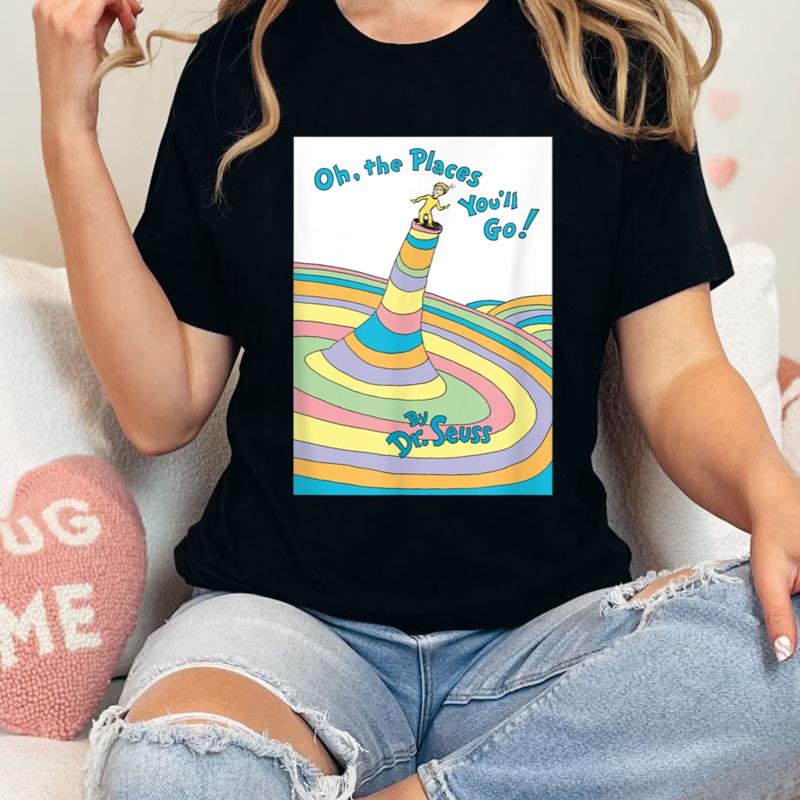 Dr. Seuss Oh The Places You'll Go Book Cover Shirts