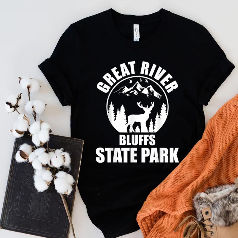 Funny Great River Bluffs State Park Minnesota Mn Forest Deer Shirts
