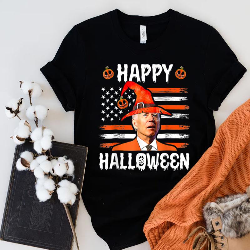 Funny Joe Biden Confused Happy Merry Halloween Thanksgiving Shirts