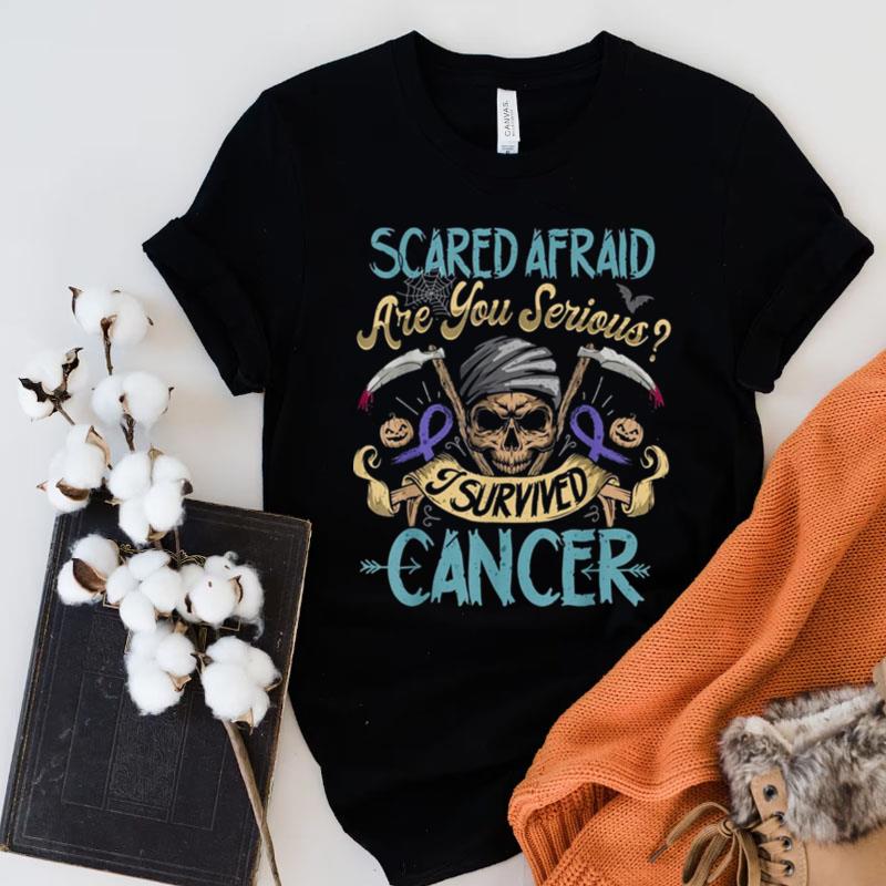 Halloween Cancer Prostate Survivor Breast Cancer Awareness Shirts