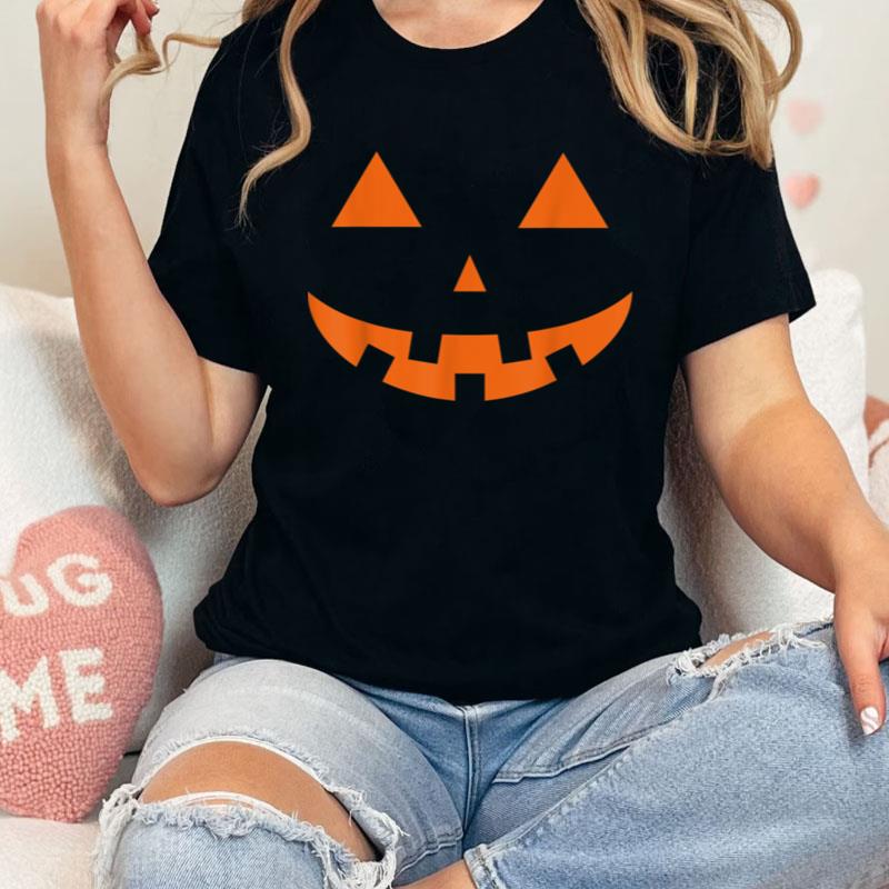 Halloween Pumpkin Face Jack O Lantern For Halloween Party Shirts