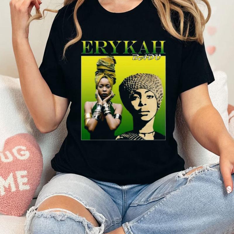 Homepage Retro Erykah Badu Singer Graphic Shirts