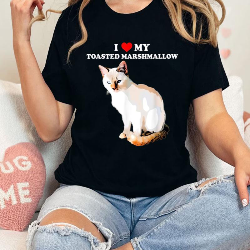 I Love My Toasted Marshmallow Flame Point Siamese Cat Kitten Shirts