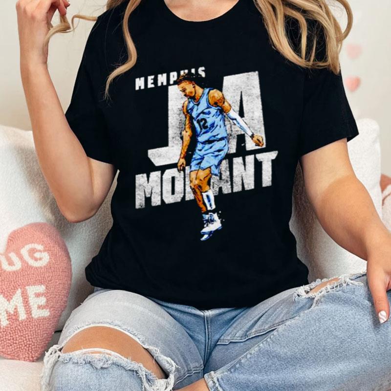 Ja Morant Memphis Grizzlies Jumping Shirts