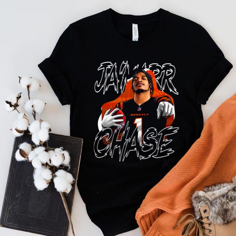 Ja'Marr Chase American Football Vintage Graphic Team Bengals Shirts