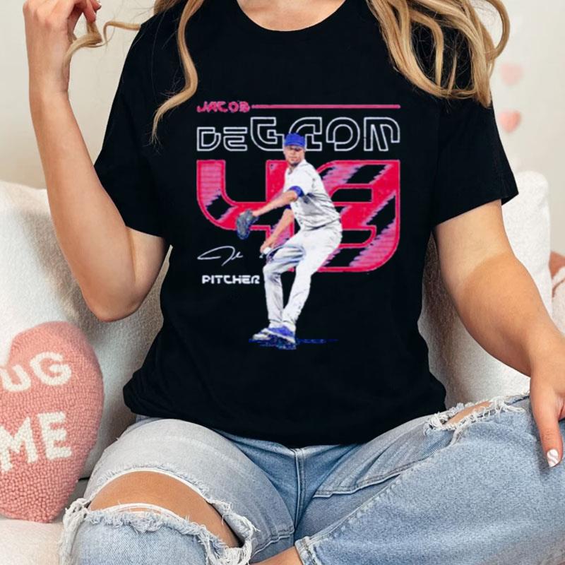 Jacob Degrom Texas Rangers Baseball Picher Number 48 Shirts