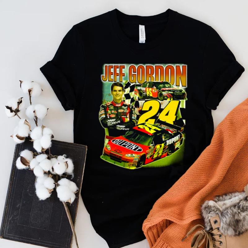 Jeff Gordon Bootleg Retro Nascar Car Racing Shirts