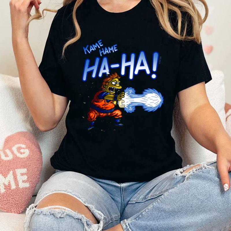 Kame Hame Ha Ha The Simpsons Goku Dragonball Z Shirts