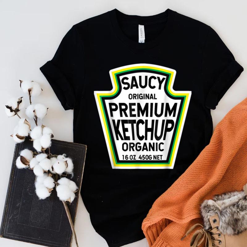 Ketchup Easy Halloween Costume Matching Group Couples Shirts