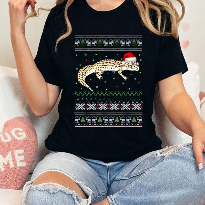 Leopard Gecko Ugly Christmas Shirts