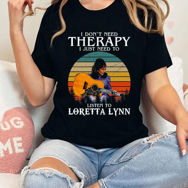 Listen To Loretta Lynn Singer Songwriter Retro Graphic Shirts