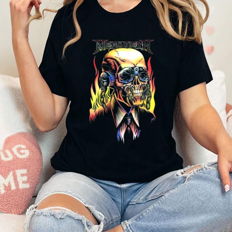Megadeth Flaming Vic Shirts