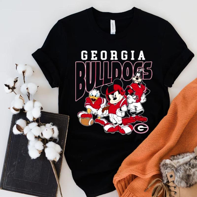 Mickey Mouse And Friends Georgia Bulldogs Shirts