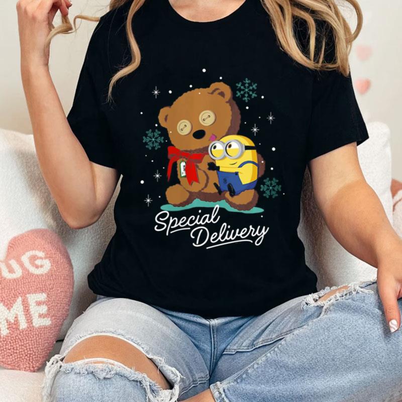 Minions Christmas Bob Special Delivery Teddy Bear Shirts