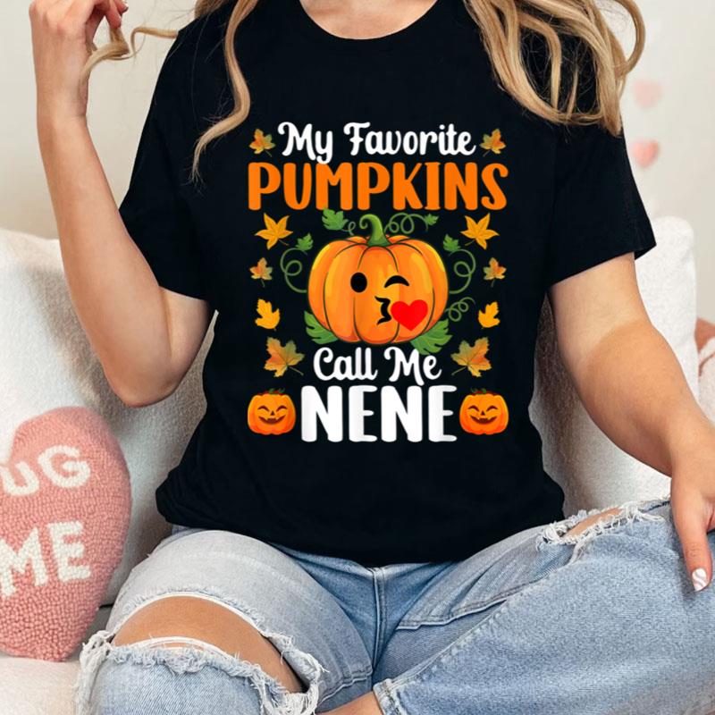 My Favorite Pumpkins Call Me Nene Funny Halloween Shirts