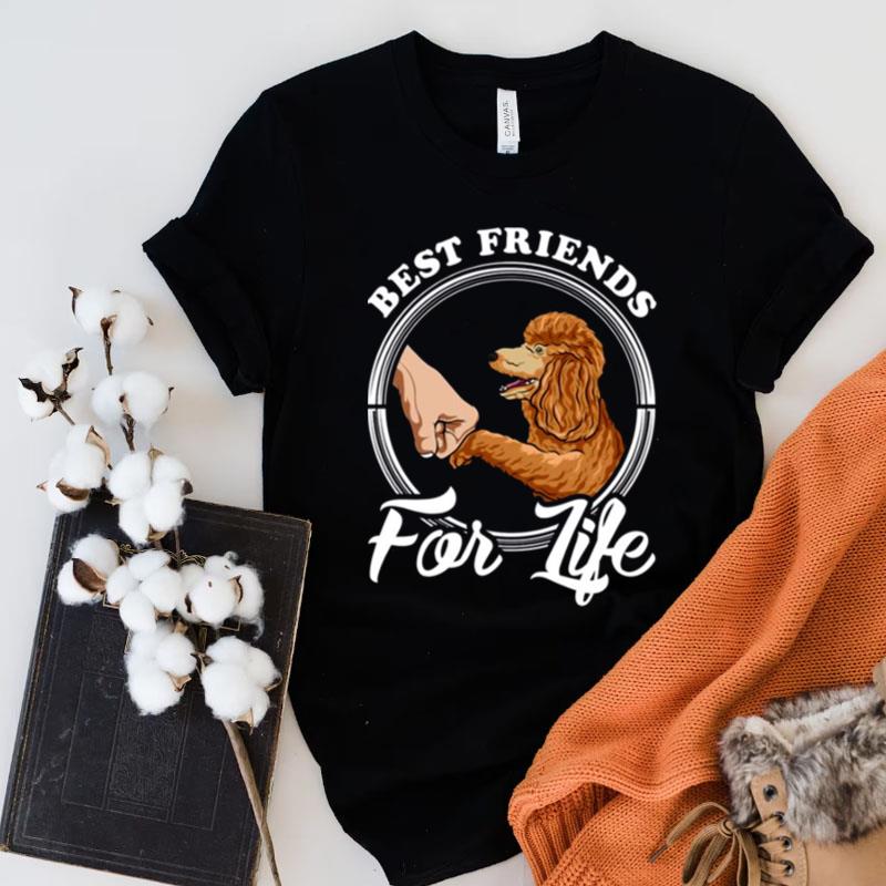 Poodle Lover Design Best Friends For Life Shirts