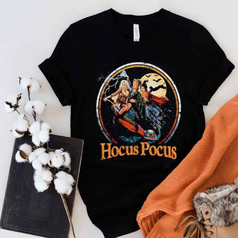 Retro Hocus Pocus Sanderson Sisters Witch Scary Movie I Smell Children Disney Halloween Shirts