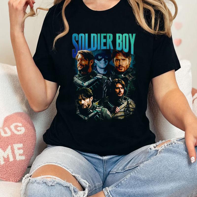 Soldier Boy Aka Jensen Ackles Vintage 90's Style The Boys Tv Show Shirts