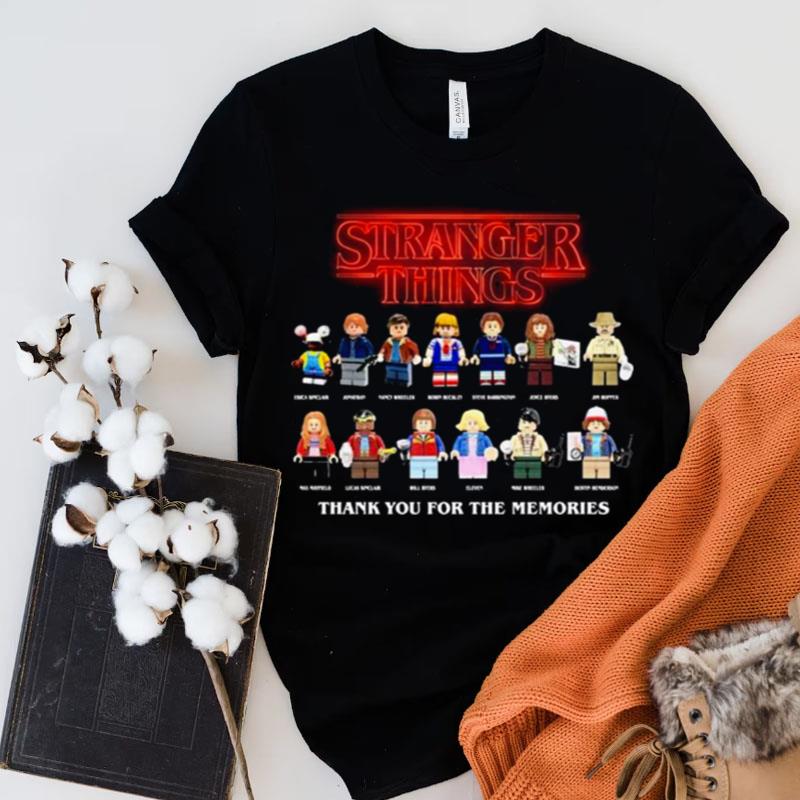 Stranger Things Chibi Characters Thank You For The Memories Shirts