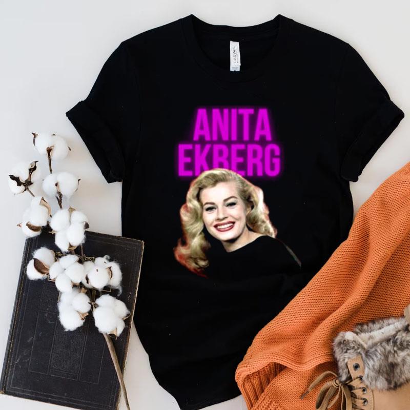 Swedish Actress Anita Ekberg 90S Legend Shirts