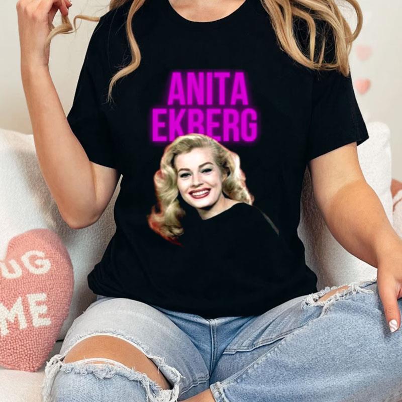 Swedish Actress Anita Ekberg 90S Legend Shirts