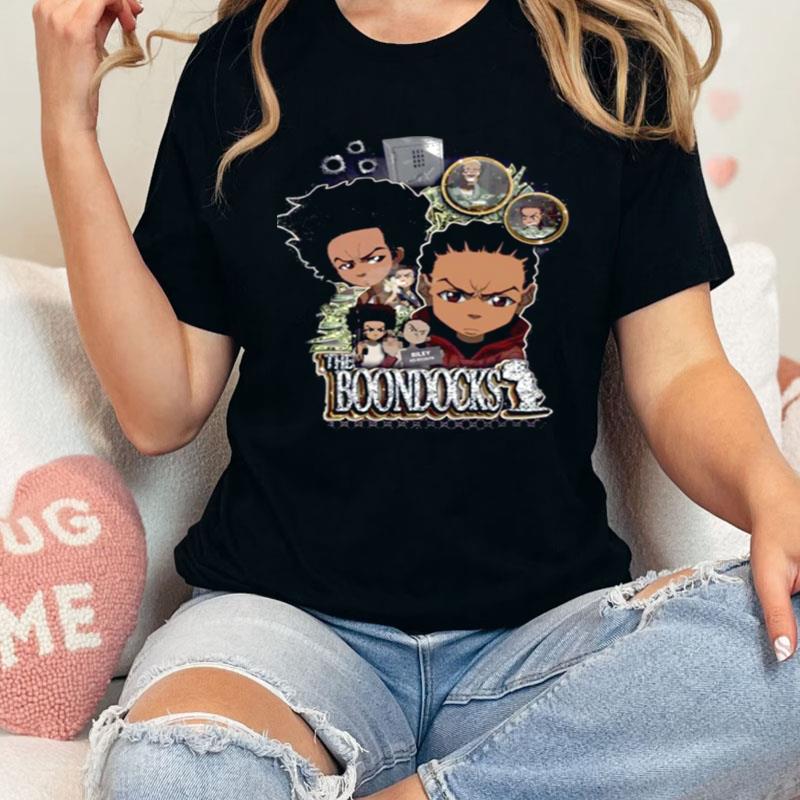 The Collage Design The Boondocks Vintage Shirts
