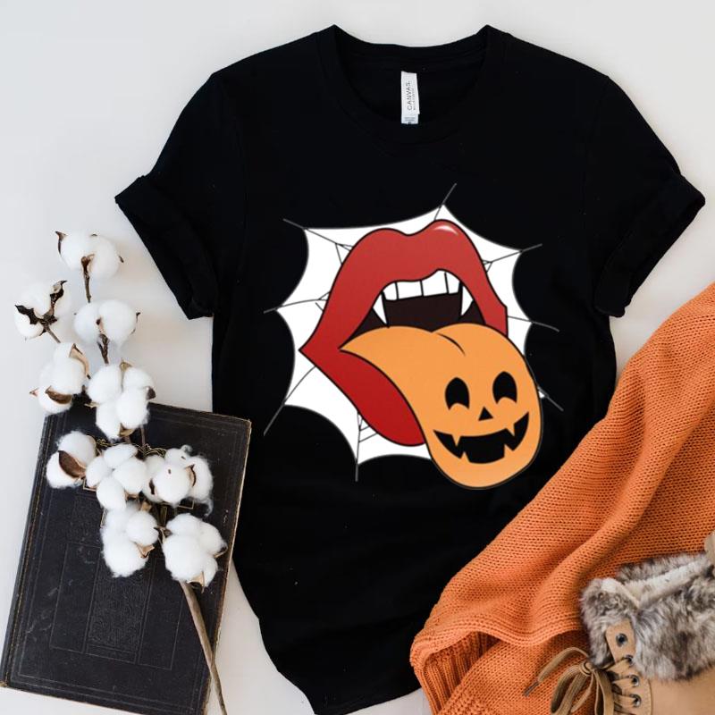 The Pumpkin Tounge The Rolling Halloween Shirts