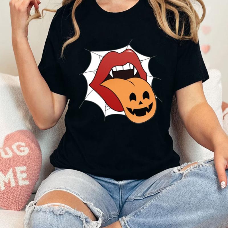 The Pumpkin Tounge The Rolling Halloween Shirts