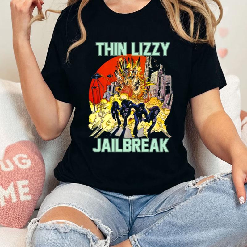 Thin Lizzy Jailbreak Explosion Vintage Shirts
