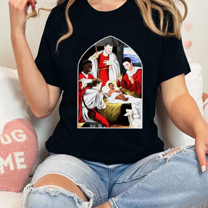 Victoria Arsenal Nativity Christmas Jumper Shirts