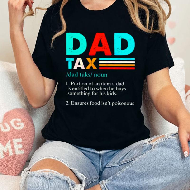 Vintage Retro Dad Tax Svg Fathers Day Shirts
