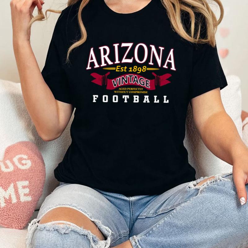 Vintage Slogan Arizona Football Proud Fan 1898 Shirts