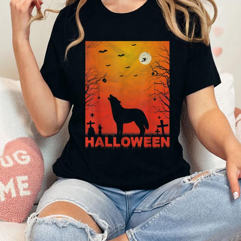 Wolf Lover Boys Girls Funny Halloween Costume Party Shirts