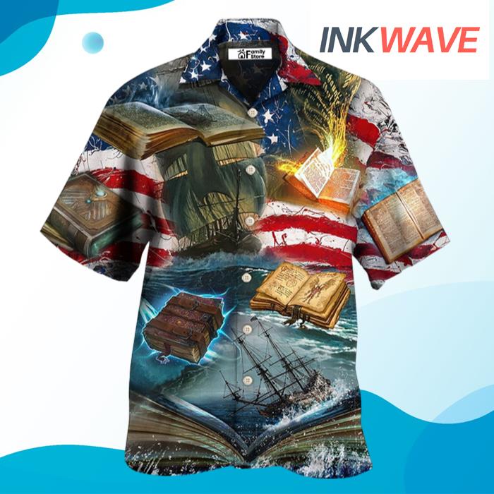 Book Independence Day Hawaiian Shirt