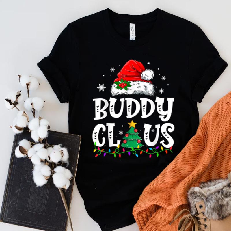 Buddy Claus Matching Family Christmas Pajama Santa Lights Shirts