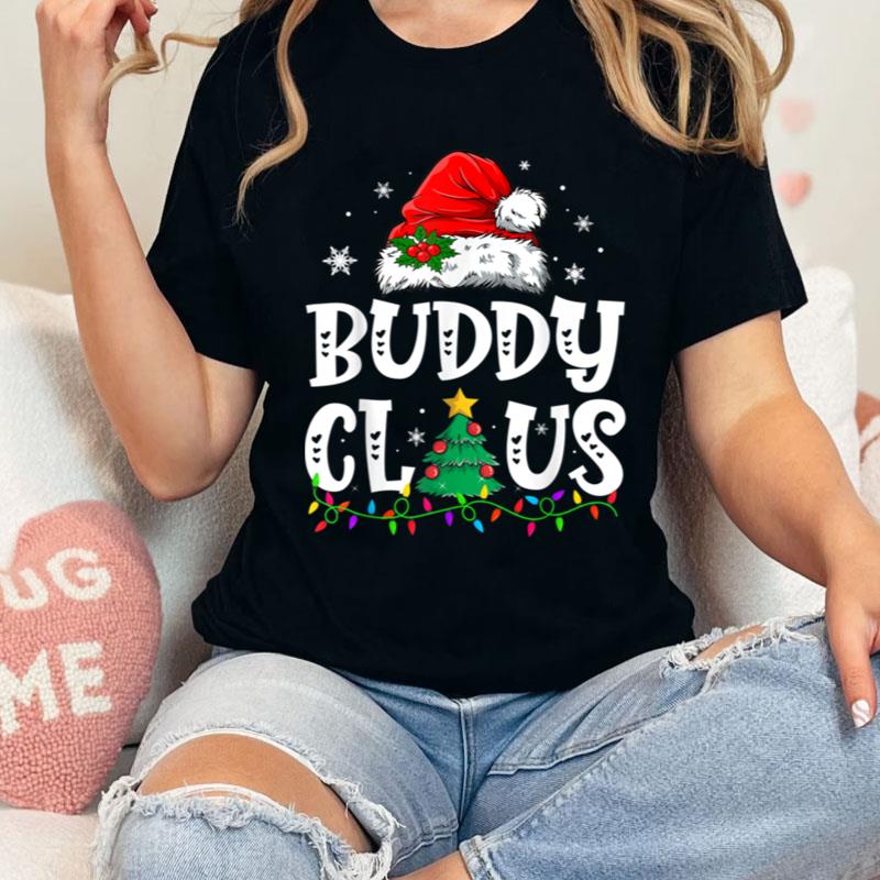 Buddy Claus Matching Family Christmas Pajama Santa Lights Shirts