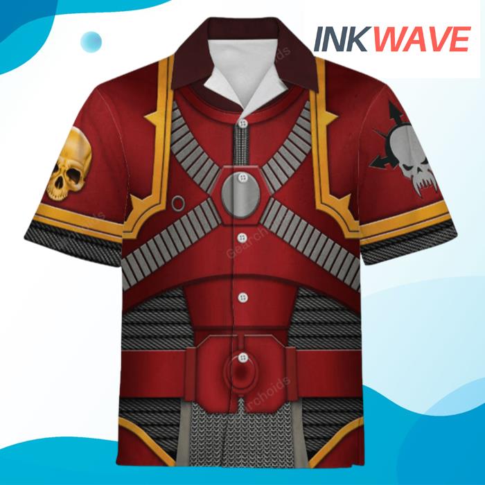 Crimson Slaughter Warband Colour Scheme Hawaiian Shirt