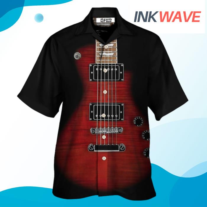 Guitar Electric Guitar Classic Rock Hawaiian Shirt