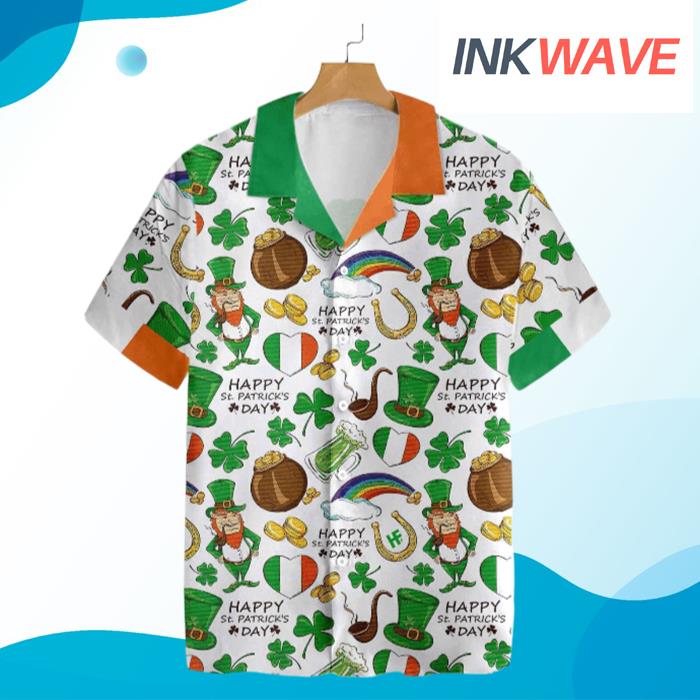 Irish Saint Patrick's Day Summer Gift Hawaiian Shirt
