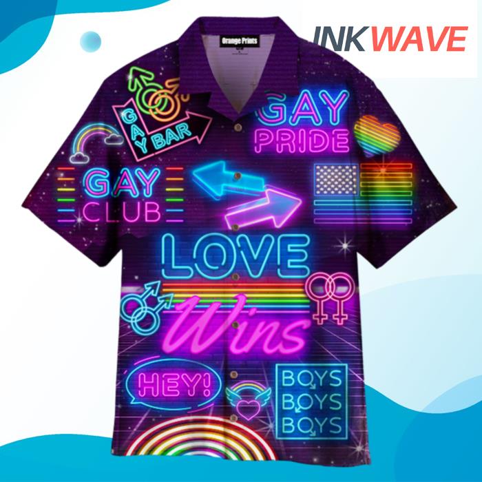 LGBT Love Wins Pride Month Hawaiian Shirt